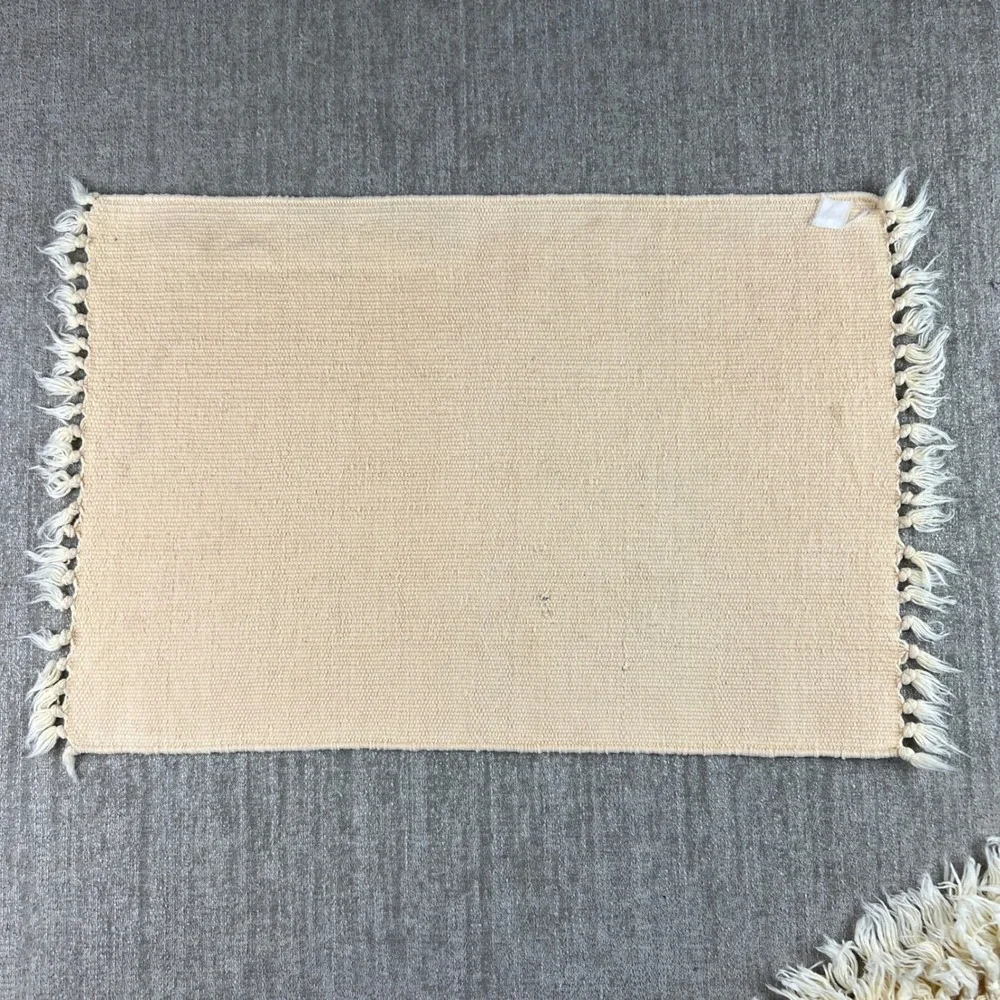 Vintage Arizona State Flag Canvas Woven Placemats Set of 4 Fringed Rustic Decor‎